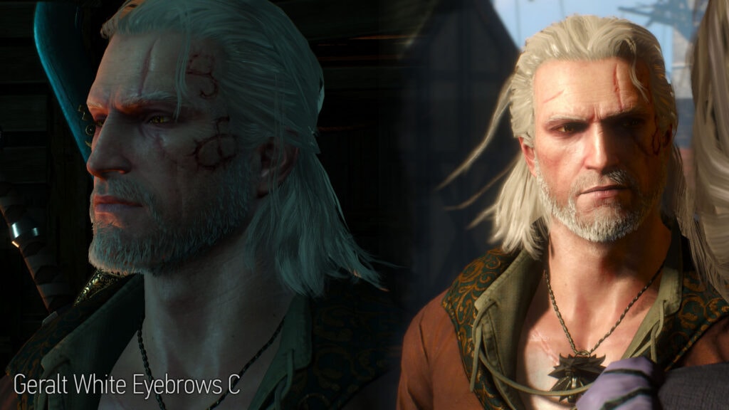 The Witcher 3 Geralt HairWorks