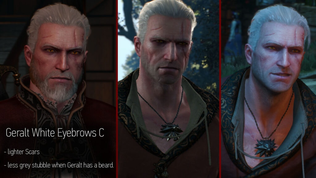 The Witcher 3 Geralt HairWorks