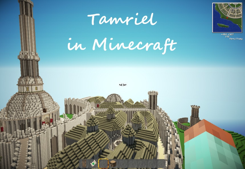 Tamriel the Elder Scrolls Map in Minecraft