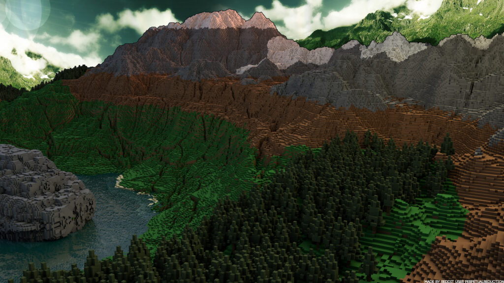 Crater Lake Minecraft Map