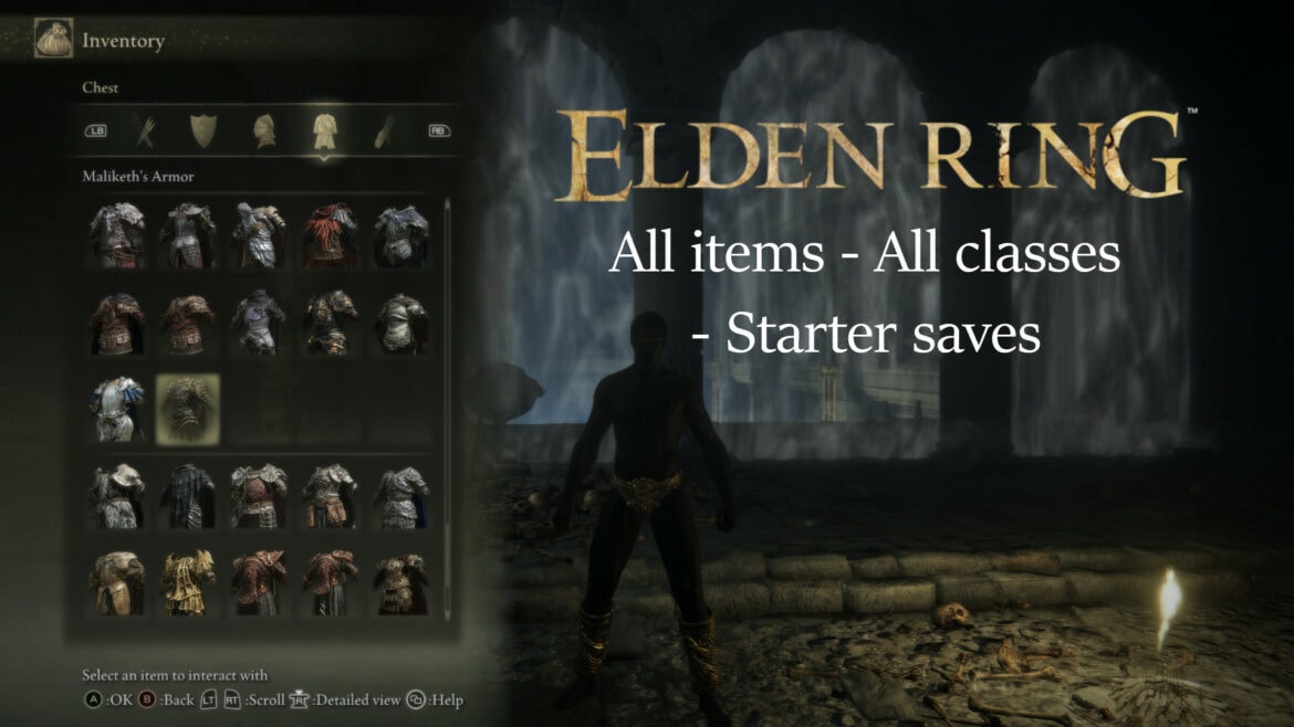 All classes All items starter saves