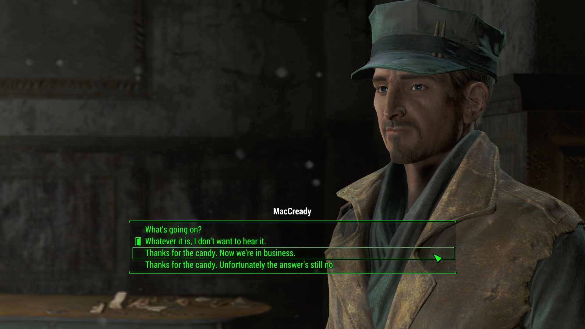 Fallout 4 диалоговый интерфейс фото 9
