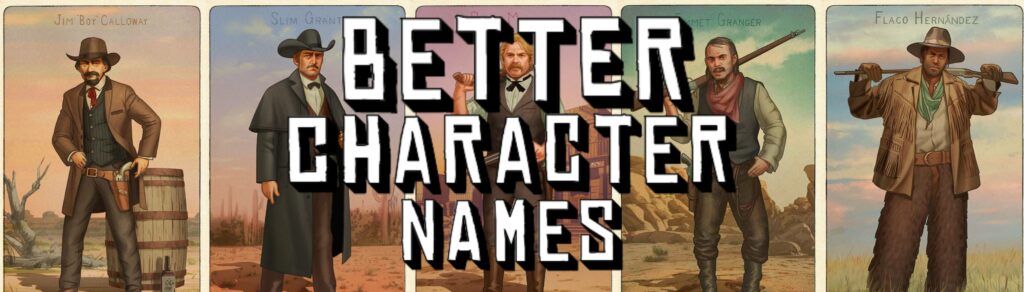 Better Character Names Red Dead Redemption 2