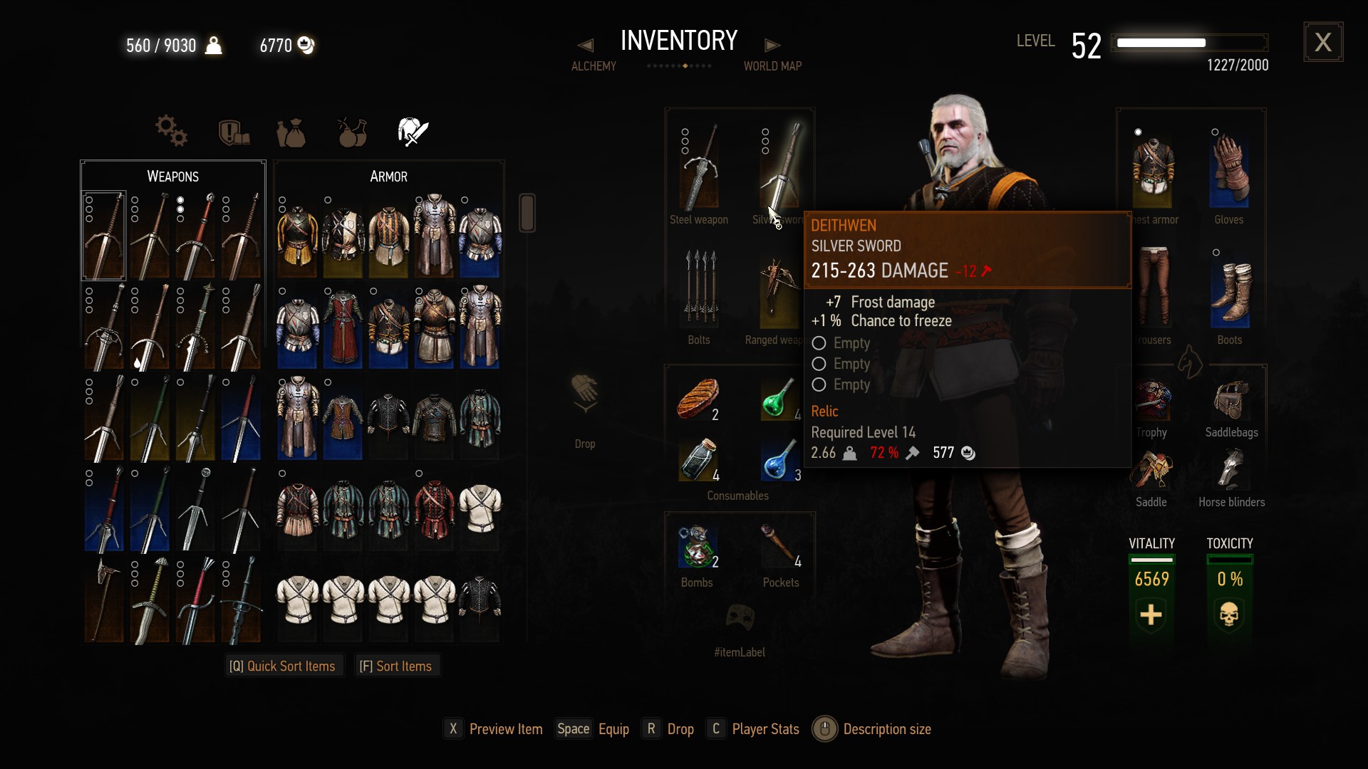 The Witcher 3 Indestructible Items (Next-Gen)