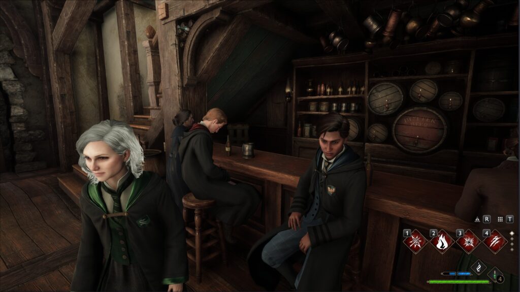  Amit and Leander chilling in Three Broomsticks