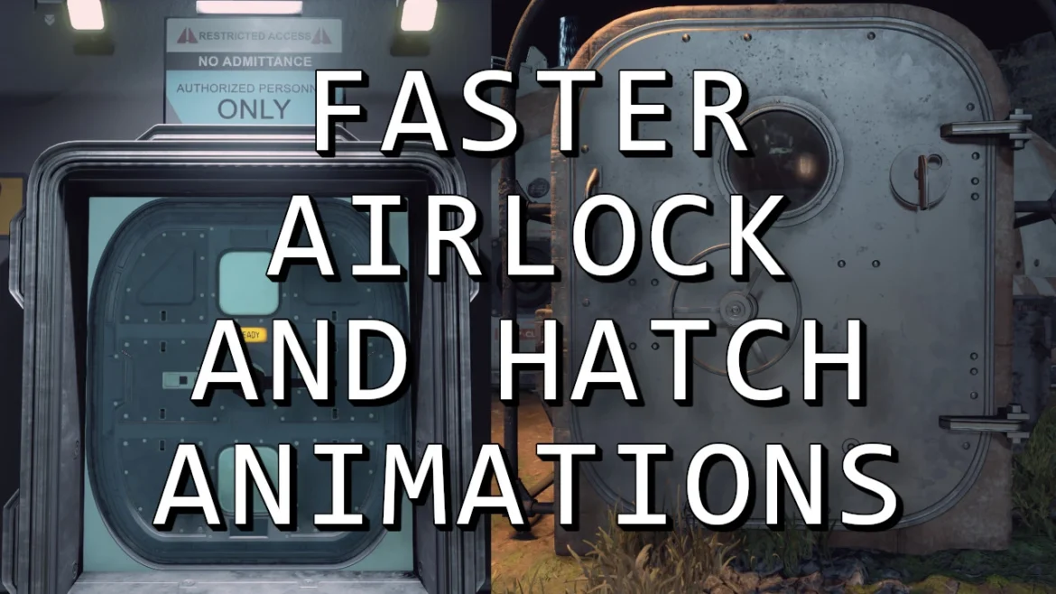 Faster Airlock and Hatch and Door Animations Starfield